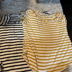 2 striped shirts